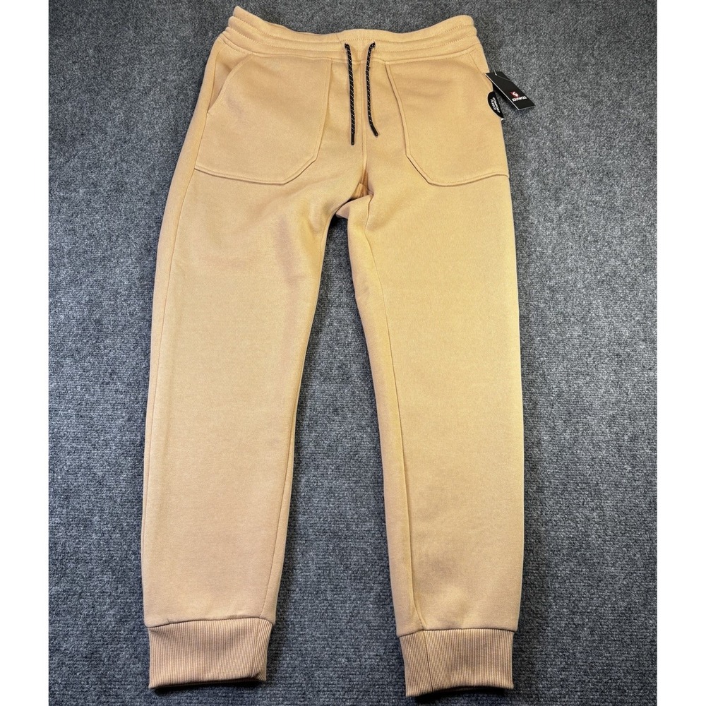 Southpole Joggers Mens Large Tan Comfort Fleece Sweatpants NWT Khaki Streetwear